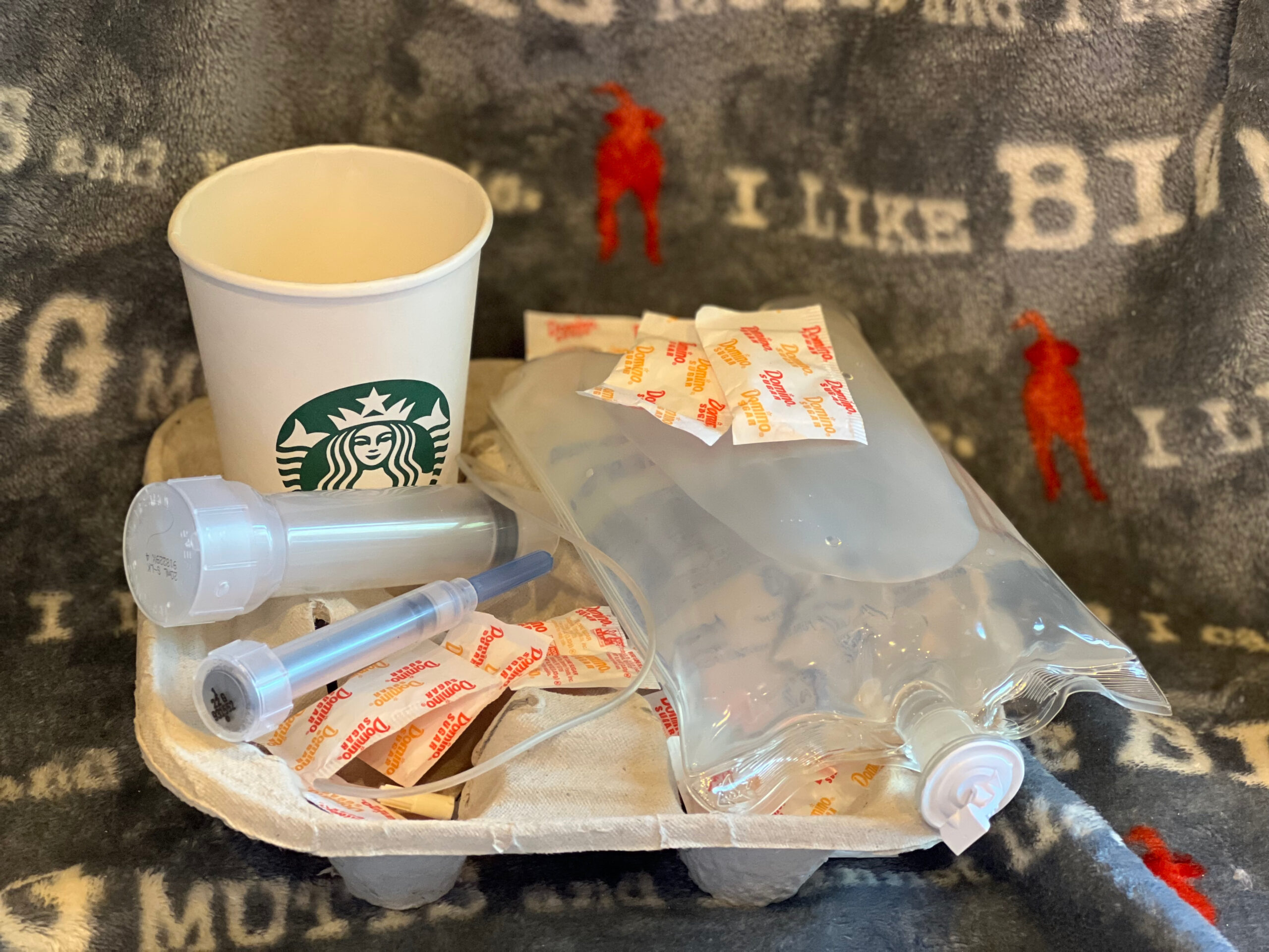 Dominos sugar Starbucks VETgirl blog homemade 50 dextrose