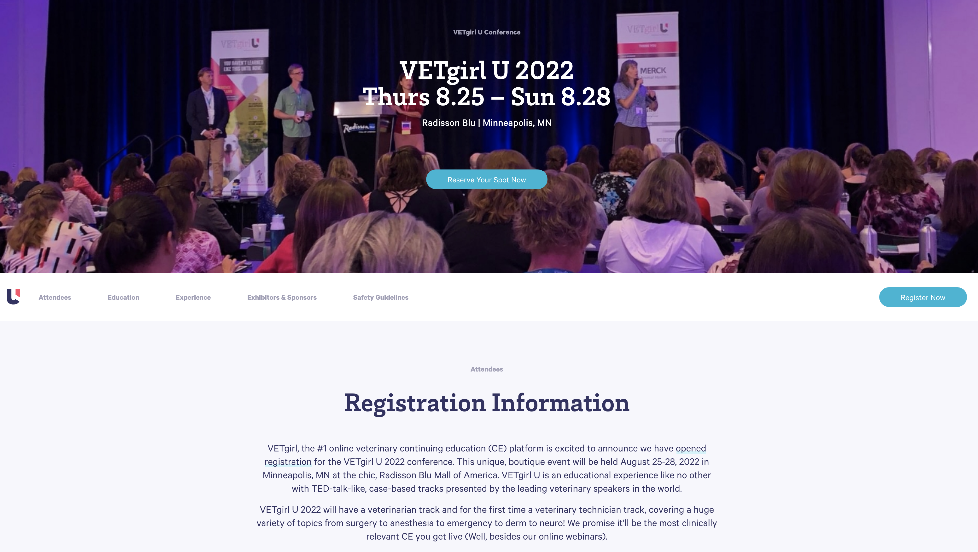VETgirl U 2022 screenshot webpage