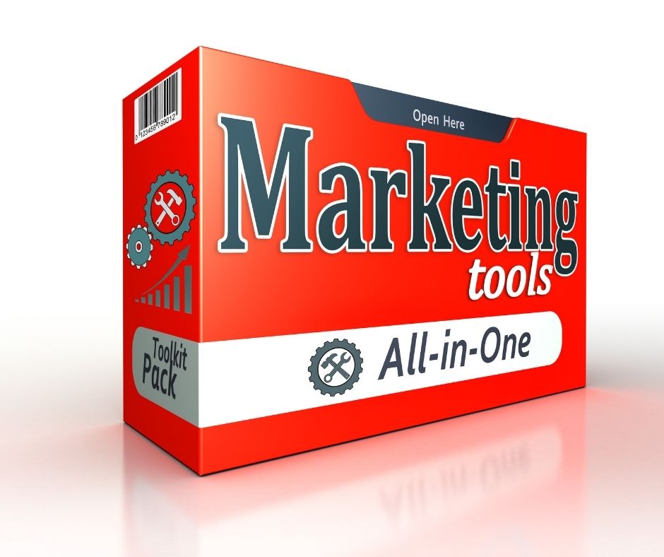 marketing tools toolkit pack box design